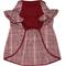 Show in main carousel: Dogs & Cats & Co. Plaid with Velvet Bowties Dog Dress, Burgundy Red, 16-in slide 5 of 8