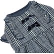 Show in main carousel: Dogs & Cats & Co. Plaid with Velvet Bowties Dog Dress, Navy Blue, 10-in slide 6 of 8