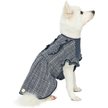Show in main carousel: Dogs & Cats & Co. Plaid with Velvet Bowties Dog Dress, Navy Blue, 10-in slide 2 of 8