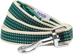 Dogs & Cats & Co. Polyester 3M Reflective Dog Leash, Dark Green, Large: 4-ft long, 1-in wide