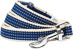 Dogs & Cats & Co. Polyester 3M Reflective Dog Leash, Navy Blue, Small: 5-ft long, 3/4-in wide