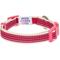 Show in main carousel: Dogs & Cats & Co. Polyester 3M Reflective Safety Dog Collar, Rosy Pink, Small: 16-in neck, 5/8-in wide slide 5 of 7