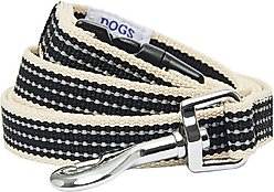Dogs & Cats & Co. Polyester 3M Reflective Safety Dog Leash, True Black, Small: 5-ft long, 3/4-in wide