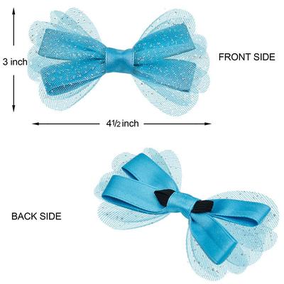 Show full view: Dogs & Cats & Co. Polyester Safety Breakaway Classic Chiffon Bowtie with Bell Cat Collar, Aquamarine, One Size: 13-in neck, 3/8-in wide slide 4 of 5