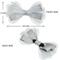 Show in main carousel: Dogs & Cats & Co. Polyester Safety Breakaway Classic Chiffon Bowtie with Bell Cat Collar, Jet Black, One Size: 13-in neck, 3/8-in wide slide 5 of 6