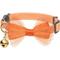Show in main carousel: Dogs & Cats & Co. Polyester Safety Breakaway Classic Chiffon Bowtie with Bell Cat Collar, Peach, One Size: 13-in neck, 3/8-in wide slide 1 of 5