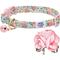 Show in main carousel: Dogs & Cats & Co. Polyester Safety Breakaway with Bell Cat Collar, Floral Turquoise, One Size: 13-in neck, 3/8-in wide slide 2 of 4