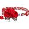 Show in main carousel: Dogs & Cats & Co. Polyester Safety Breakaway with Bell Cat Collar, Poppy Flower Light Grey, One Size: 13-in neck, 3/8-in wide slide 1 of 4