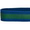 Show in main carousel: Dogs & Cats & Co. Polyester Stripes Soft Padded Multi-Use Cover Dog Collar, Navy/Green, Small: 16-in neck, 5/8-in wide slide 6 of 8