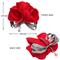 Show in main carousel: Dogs & Cats & Co. Poppy Flower with Red Flower Accessory Polyester Dog Collar, Light Grey, Small: 16-in neck, 5/8-in wide slide 6 of 8