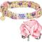 Show in main carousel: Dogs & Cats & Co. Red Flower AccessoryFloral Design Polyester Dog Collar, Beige & Pink, Large: 26-in neck, 1-in wide slide 4 of 8