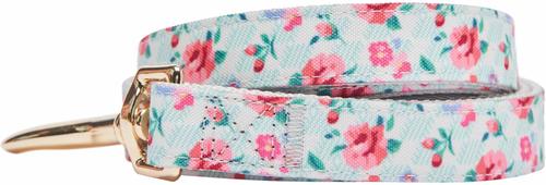 Show full view: Dogs & Cats & Co. Rose Flower Polyester Dog Leash, Ashy Beige, Large: 4-ft long, 1-in wide slide 3 of 5