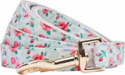 Dogs & Cats & Co. Rose Flower Polyester Dog Leash, Ashy Beige, Small: 5-ft long, 3/4-in wide