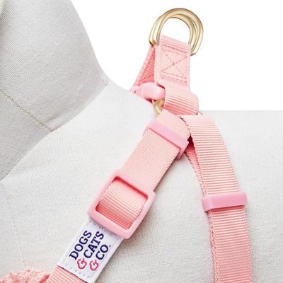 Show full view: Dogs & Cats & Co. Soft Fabric Adjustable Comfortable Fit Vest Dog Harness, Floral Beige, Large: 29 to 38.5 -in chest slide 6 of 8