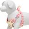 Show in main carousel: Dogs & Cats & Co. Soft Fabric Adjustable Comfortable Fit Vest Dog Harness, Floral Beige, Large: 29 to 38.5 -in chest slide 4 of 8