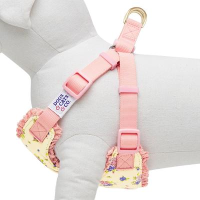 Show full view: Dogs & Cats & Co. Soft Fabric Adjustable Comfortable Fit Vest Dog Harness, Floral Beige, Large: 29 to 38.5 -in chest slide 5 of 8