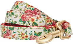 Dogs & Cats & Co. Spring Blossom Polyester Dog Leash, Beige & Red, Small: 5-ft long, 3/4-in wide