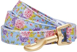 Dogs & Cats & Co. Spring Blossom Polyester Dog Leash, Lavender, Large: 4-ft long, 1-in wide