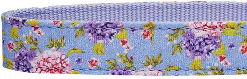 Show full view: Dogs & Cats & Co. Spring Blossom Polyester Dog Leash, Lavender, Medium: 5-ft long, 5/8-in wide slide 3 of 4