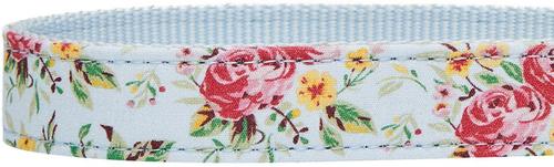 Show full view: Dogs & Cats & Co. Spring Blossom Polyester Dog Leash, Turquoise, Large: 4-ft long, 1-in wide slide 3 of 4