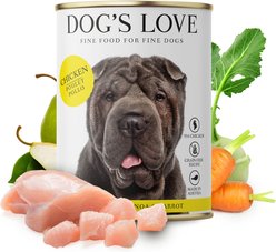 Dog's Love Super Premium Natural Single Protein Limited Ingredient Adult Classic Chicken Canned Dog Food, 14.1-oz can, 6 count