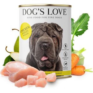 Dog's Love Super Premium Natural Single Protein Limited Ingredient Adult Classic Chicken Canned Dog Food, 14.1-oz can, 6 count