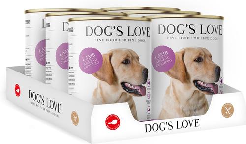 Show full view: Dog's Love Super Premium Natural Single Protein Limited Ingredient Adult Classic Lamb Canned Dog Food, 14.1-oz can, 6 count slide 5 of 10