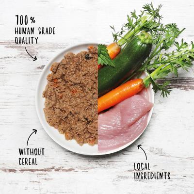 Show full view: Dog's Love Super Premium Natural Single Protein Limited Ingredient Adult Classic Turkey Canned Dog Food, 14.1-oz can, 6 count slide 4 of 10