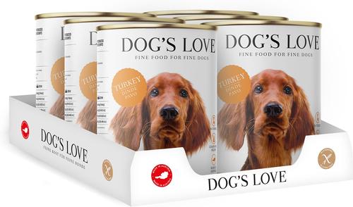 Show full view: Dog's Love Super Premium Natural Single Protein Limited Ingredient Adult Classic Turkey Canned Dog Food, 14.1-oz can, 6 count slide 5 of 10