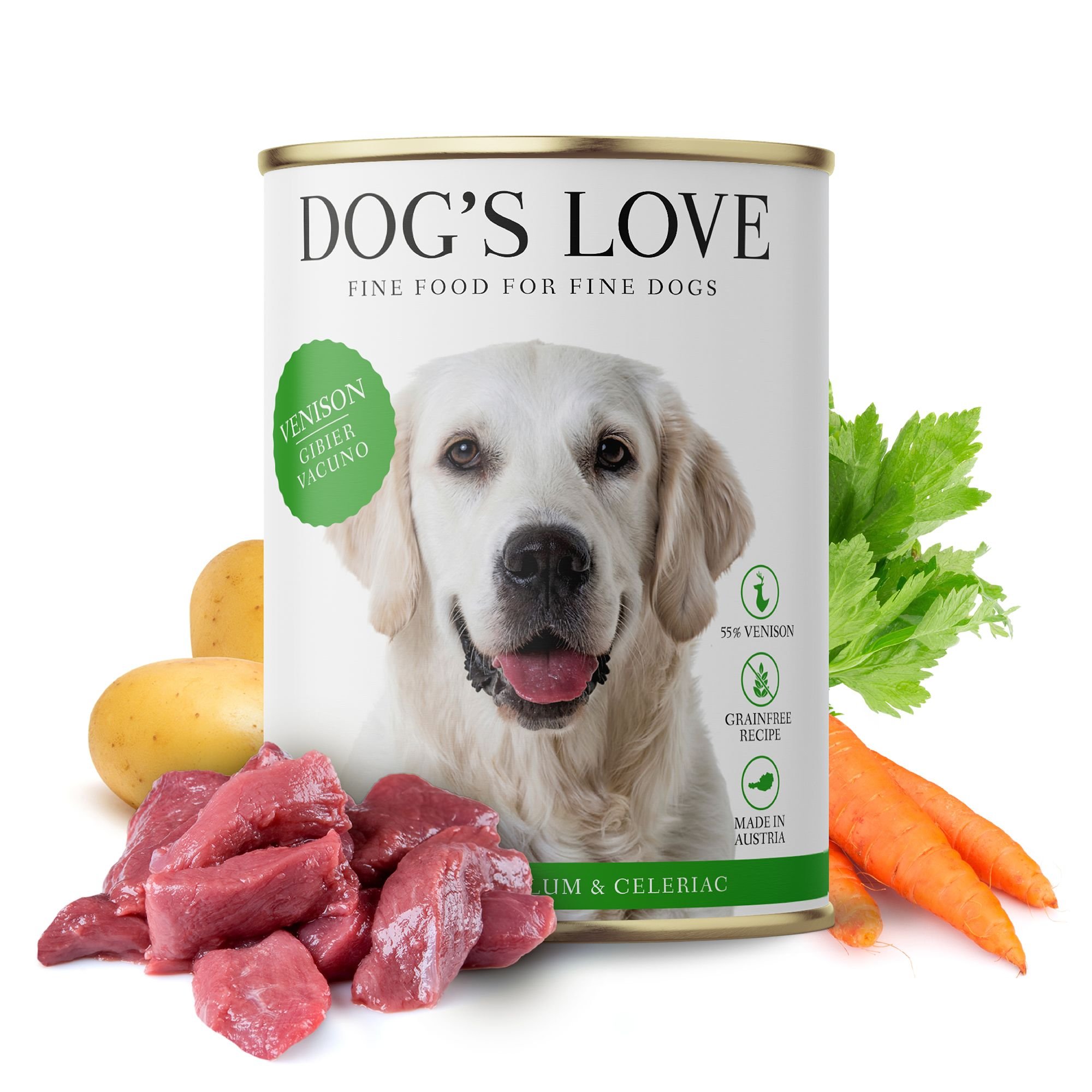 Product Reviews for DOG'S LOVE Super Premium Natural Single Protein Limited  Ingredient Adult Classic Venison Canned Dog Food, 14.1-oz can, 6 count