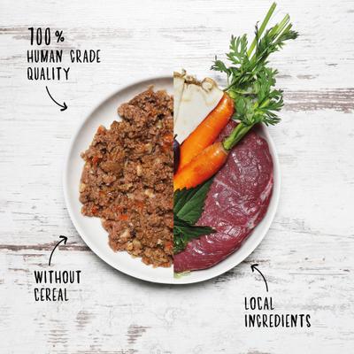 Show full view: Dog's Love Super Premium Natural Single Protein Limited Ingredient Adult Classic Venison Canned Dog Food, 14.1-oz can, 6 count slide 4 of 11