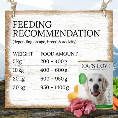 Show full view: Dog's Love Super Premium Natural Single Protein Limited Ingredient Adult Classic Venison Canned Dog Food, 14.1-oz can, 6 count slide 8 of 11