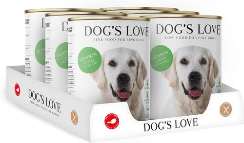 Show full view: Dog's Love Super Premium Natural Single Protein Limited Ingredient Adult Classic Venison Canned Dog Food, 14.1-oz can, 6 count slide 5 of 11