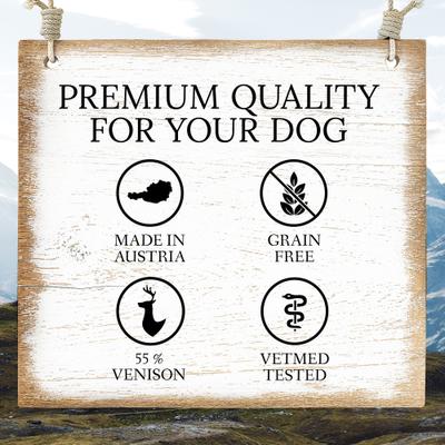 Show full view: Dog's Love Super Premium Natural Single Protein Limited Ingredient Adult Classic Venison Canned Dog Food, 14.1-oz can, 6 count slide 9 of 11