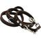 Show in main carousel: Dogs My Love 6 Way European Multifunctional Leather Dog Leash, Brown, 8-ft long, 3/4-in wide slide 3 of 6
