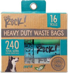 Dogs Rock Bone & Paw Dog Waste Bag, 240 count