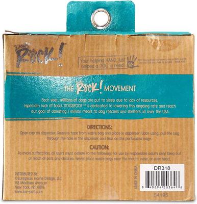 Show full view: Dogs Rock Bone & Paw Dog Waste Bag, 240 count slide 4 of 9