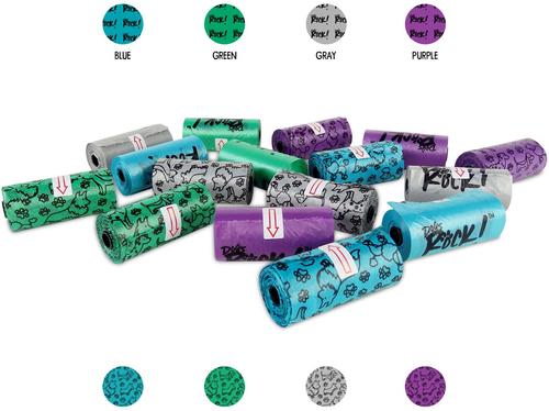 Show full view: Dogs Rock Bone & Paw Dog Waste Bag, 240 count slide 6 of 9