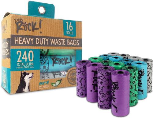 Show full view: Dogs Rock Bone & Paw Dog Waste Bag, 240 count slide 2 of 9