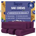 Dogsee Blueberry Flavor Himalayan Yak Cheese Dental Dog Chews, 1-lb bag, 6 count