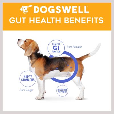 Show full view: Dogswell Gut Health Slices Chicken Functional Soft & Chewy Dog Treats, 8-oz bag slide 5 of 9