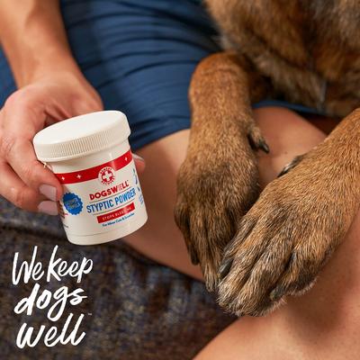 Show full view: Dogswell Remedy+Recovery Professional Groomer's Styptic Powder for Dogs, Cats & Birds, 1.5-oz jar slide 6 of 8
