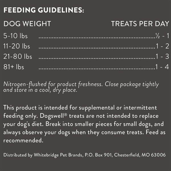 Show full view: Dogswell Tenders Immune System Chicken Recipe Grain-Free Dog Treats, 15-oz bag slide 9 of 9