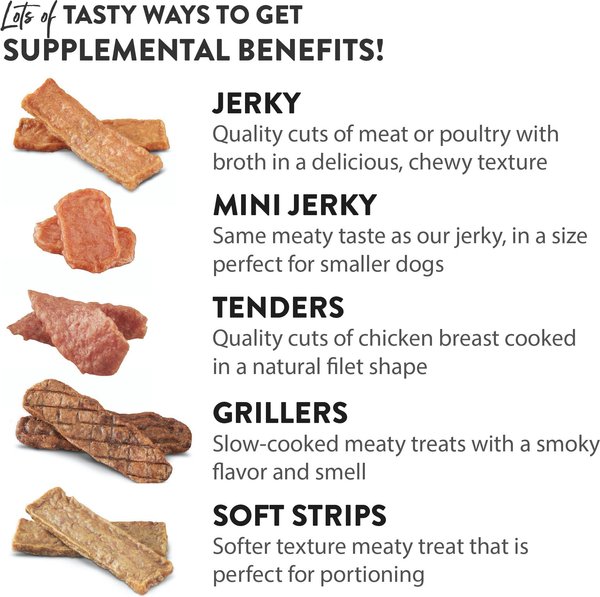 Show full view: Dogswell Tenders Immune System Chicken Recipe Grain-Free Dog Treats, 15-oz bag slide 7 of 9