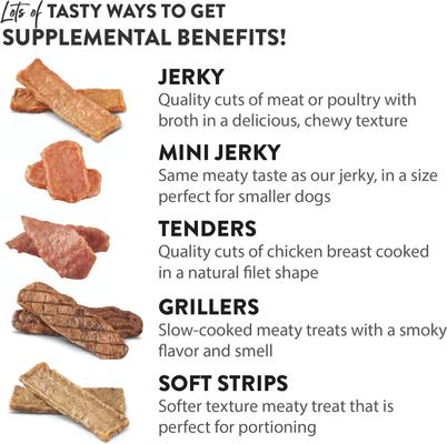 Show full view: Dogswell Tenders Immune System Chicken Recipe Grain-Free Dog Treats, 15-oz bag slide 7 of 10