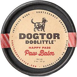 Dogtor Doolittle Happy Pads Natural Dog Paw Balm, 2-fl oz tube