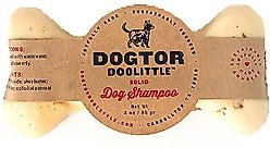 Dogtor Doolittle Poochie Poo Natural Solid Dog Shampoo Bar, 3-fl oz bar