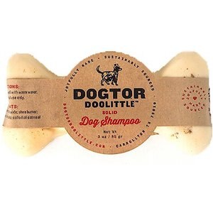 Dogtor Doolittle Poochie Poo Natural Solid Dog Shampoo Bar