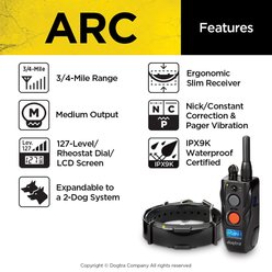 Dogtra ARC Dog Training Collar System, Black slide 2 of 8