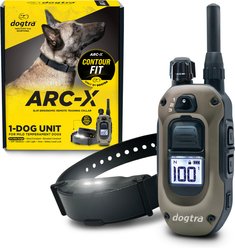 Dogtra ARC-X 4000-ft IPX9K Waterproof Vibration & Tone Remote Dog Training Collar, one-size, Black